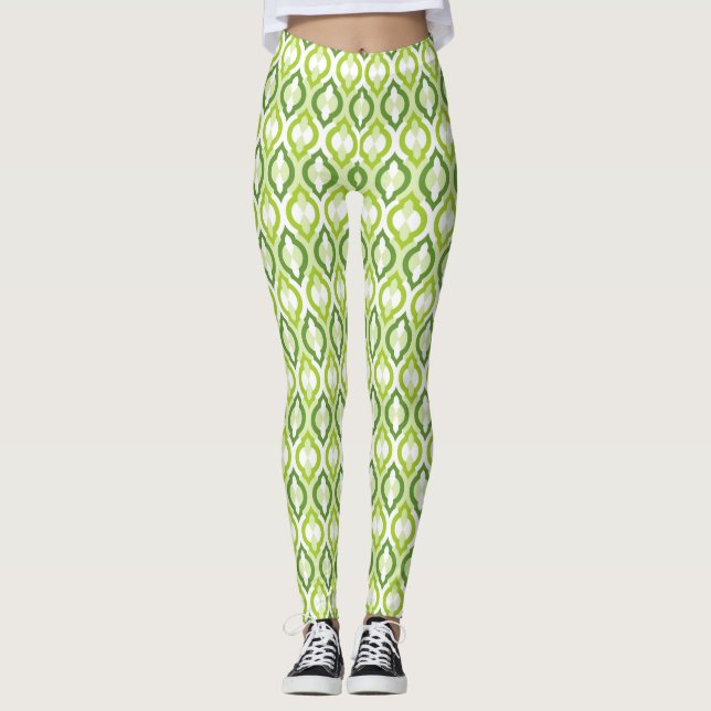 Marokkanisches Art-Muster Leggings (Vorderseite)