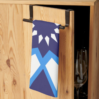 marokkanisches blau-weißes Muster Küchentuch