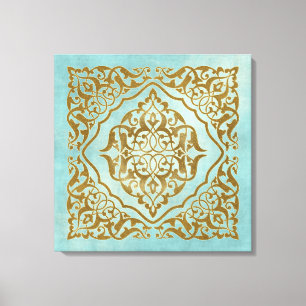 Marokkanisches Design - Canvas Print Leinwanddruck