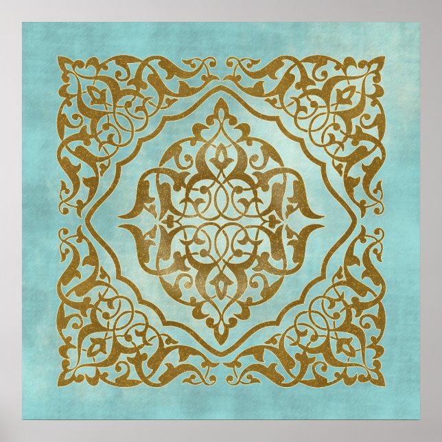 marokkanisches Design - Poster (Vorne)