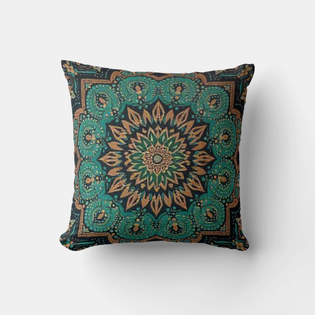 "Marokkanisches Elegance Pillow Design" Kissen (Vorderseite)