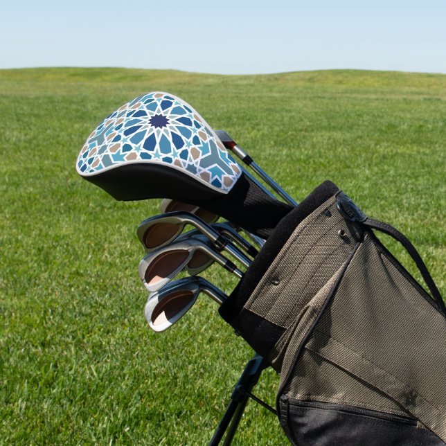 marokkanisches Fliesenmuster Golf Headcover (In SItu)