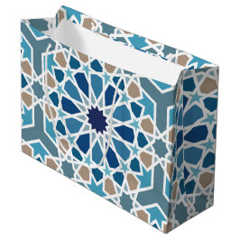 marokkanisches Fliesenmuster Große Geschenktüte