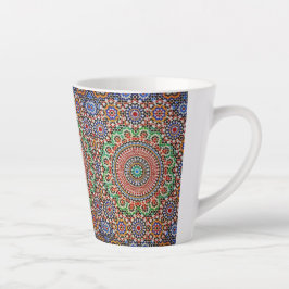 Marokkanisches geometrisches Muster Milchtasse