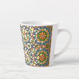 Marokkanisches geometrisches Muster Milchtasse