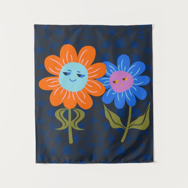 marokkanisches Glück Wandteppich (Vorderseite)