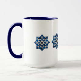 Marokkanisches islamisches geometrisches Sternmust Tasse