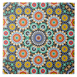 Marokkanisches Mosaik Traditionelles Boho-Muster Fliese