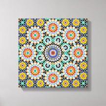 Marokkanisches Mosaik Traditionelles Boho-Muster