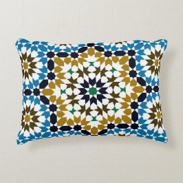 Marokkanisches Mosaik Traditionelles Geometrisches Dekokissen