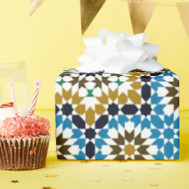 Marokkanisches Mosaik Traditionelles Geometrisches Geschenkpapier