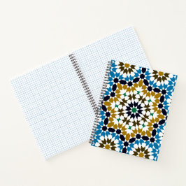 Marokkanisches Mosaik Traditionelles Geometrisches Notizbuch