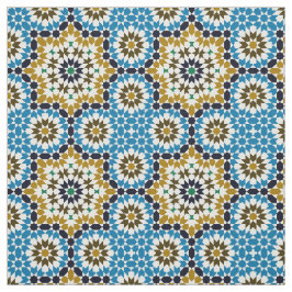 Marokkanisches Mosaik Traditionelles geometrisches Stoff