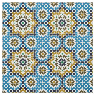 Marokkanisches Mosaik Traditionelles geometrisches Stoff