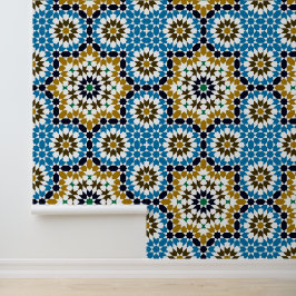 Marokkanisches Mosaik Traditionelles Geometrisches Tapete