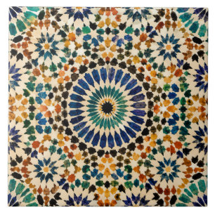 Marokkanisches Mosaik traditionelles Muster Fliese