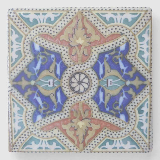 Marokkanisches Mosaikfliesen - Untersetzer (Vorderseite)