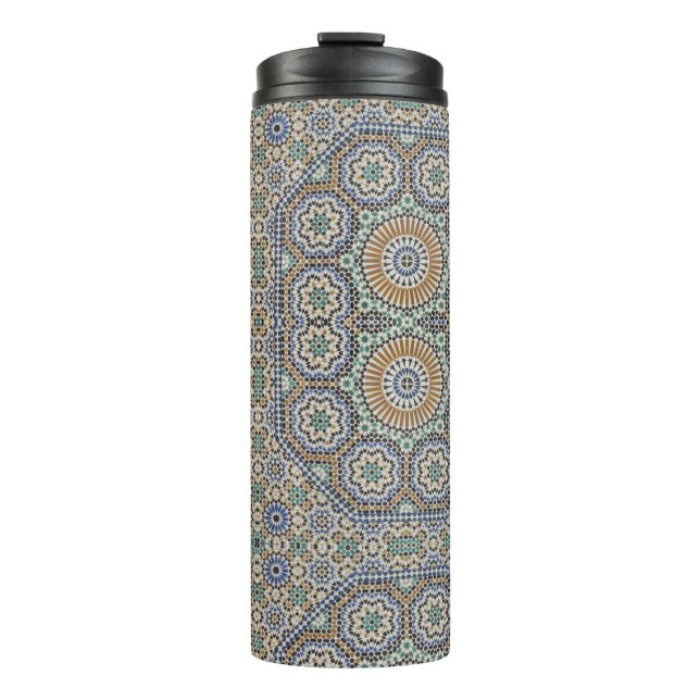Marokkanisches Mosaikfoto - Thermosbecher (Vorderseite)