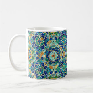 Marokkanisches Zellige-Fliesenmuster Kaffeetasse