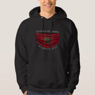 Marokko 2022 Zitat Katar Wir kommen Marokko 202 Hoodie