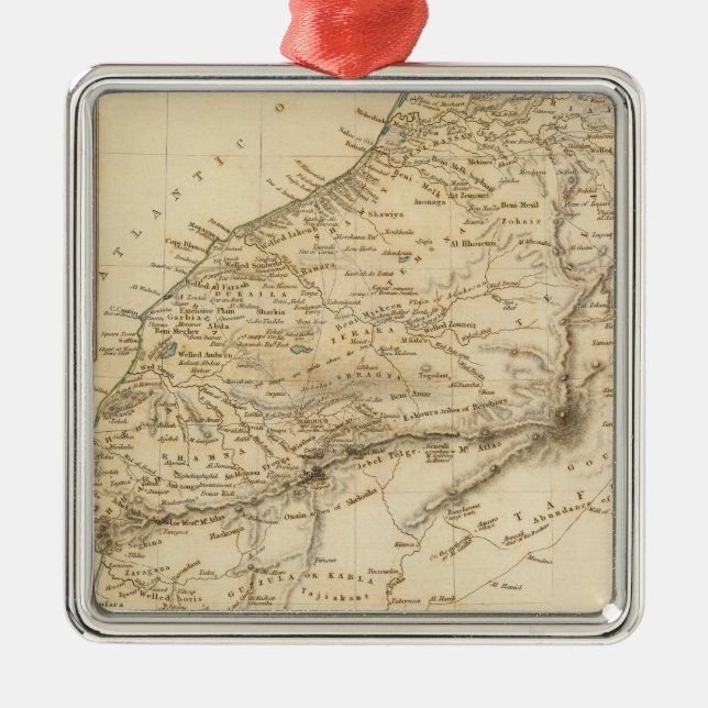 Marokko 2 silbernes ornament (Vorne)