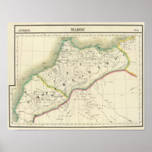 Marokko, Afrika Poster