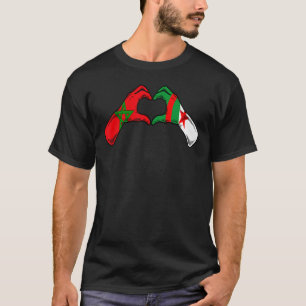 Marokko - Algerische Flagge - Marokkanisches Alger T-Shirt