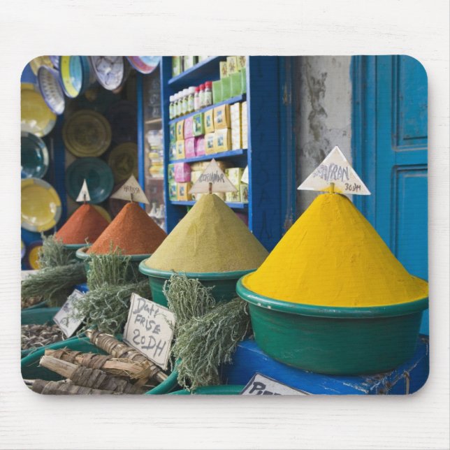 MAROKKO, Atlantikküste, ESSAOUIRA: Gewürzmarkt Mousepad (Vorne)