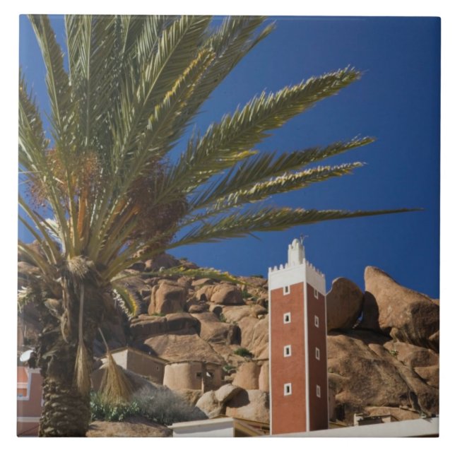 MAROKKO, Atlas-Bekämpfung, TAFRAUTE-Bereich: ADAI, Fliese (Vorderseite)