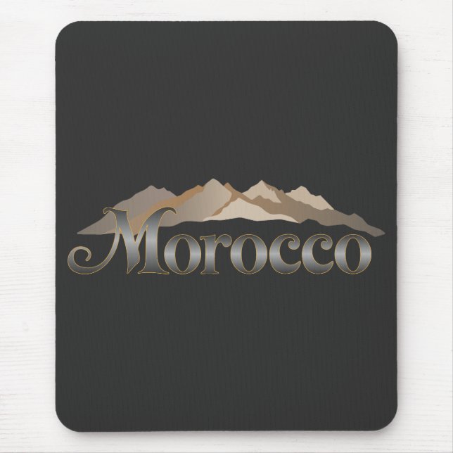 Marokko Atlas Mountains Mousepad (Vorne)
