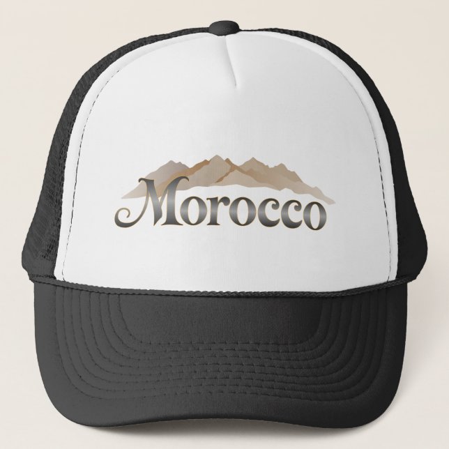 Marokko Atlas Mountains Truckerkappe (Vorderseite)