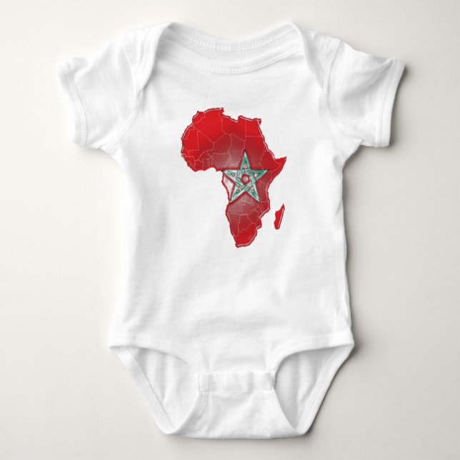 Marokko Baby Strampler (Vorderseite)