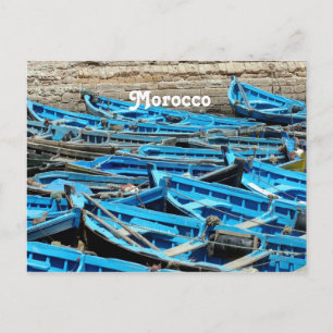 Marokko Boote Postkarte