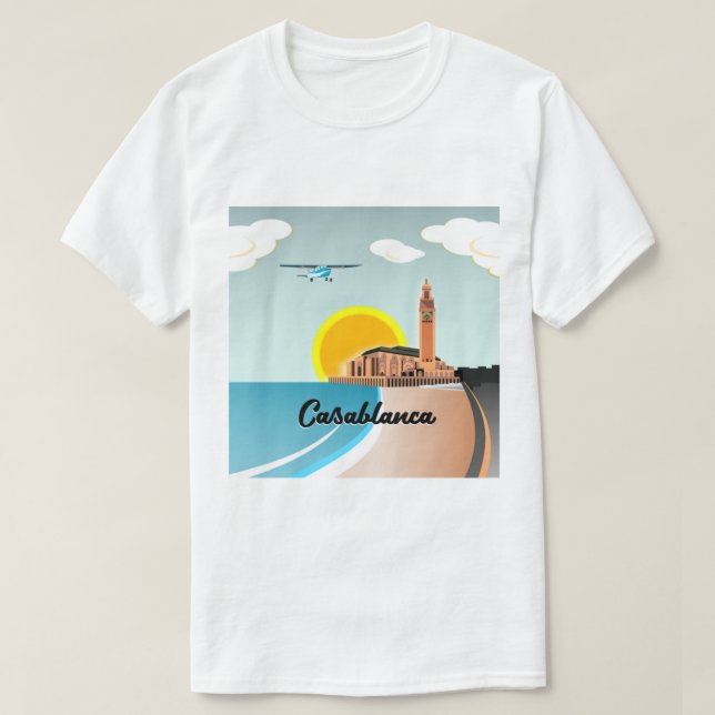 Marokko Casablanca Marokko T-Shirt (Design vorne)