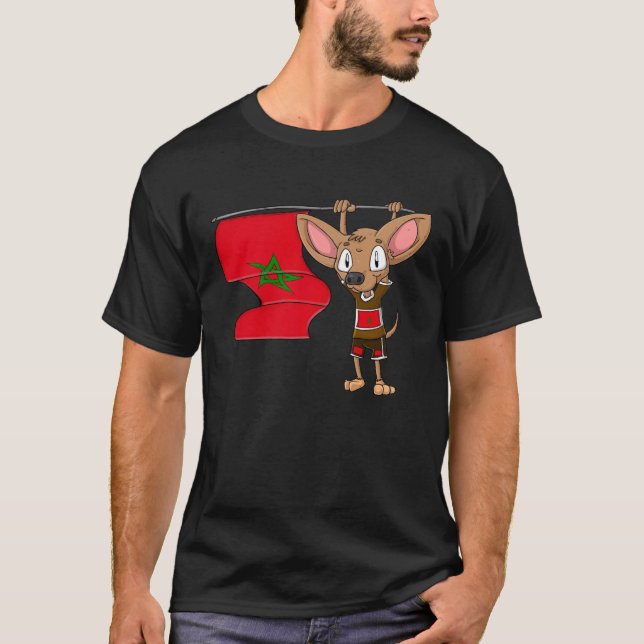 Marokko Chihuahua T-Shirt (Vorderseite)
