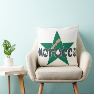 Marokko; ein Erbe, das stolz sein kann Kissen