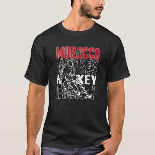 Marokko Eishockey Marokkanische Hockey-Mannschaf T-Shirt
