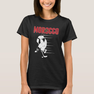 Marokko Eishockey Marokkanische Hockey-Mannschaf T-Shirt