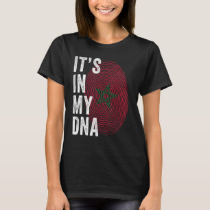 Marokko Es ist in meiner DNA Marokkaner Fingerabdr T-Shirt