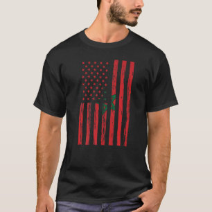 Marokko Flag Amerika, es ist in meiner DNA für Mar T-Shirt