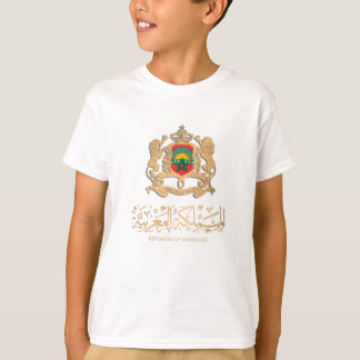 MAROKKO-FLAG FÜR GOLDEMBLEM ش ع ا ر ل م ا غ T-Shirt