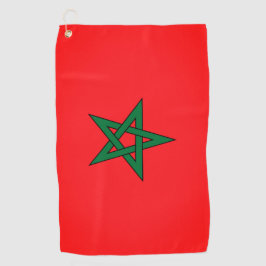  Marokko Flag Golf Tower Golfhandtuch