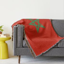 Marokko-Flagge Decke