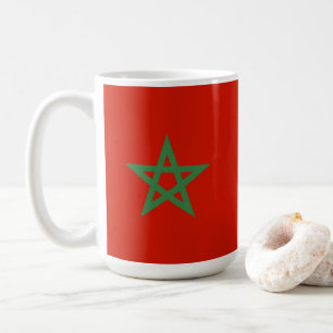 Marokko-Flagge Kaffeetasse