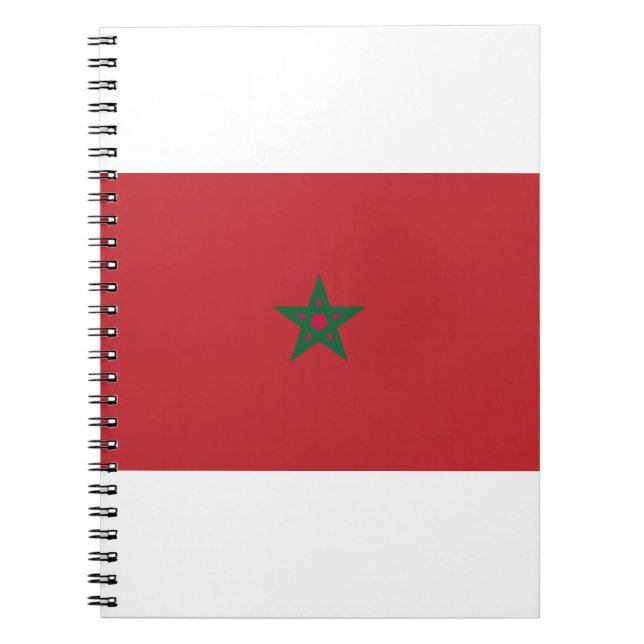 Marokko-Flagge Notizblock (Vorderseite)