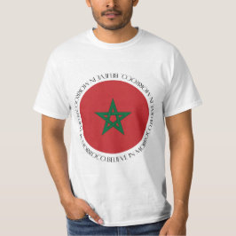 Marokko-Flagge Patriotische Kleidung T-Shirt