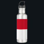 Marokko-Flagge Trinkflasche<br><div class="desc">The Moroccan flag is a red field with in the center an emblem. The used colors in the flag are red, green. Der Anteil der Moroccan flag ist 2:3. The Flag of Morocco was adopted in 1915. The first use of the current flag design was in 1244. The last change...</div>