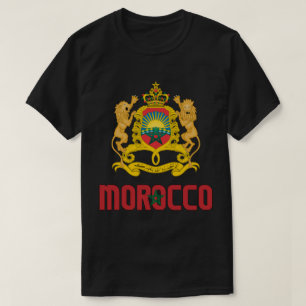 Marokko - Flagge und Wehrmantel T-Shirt