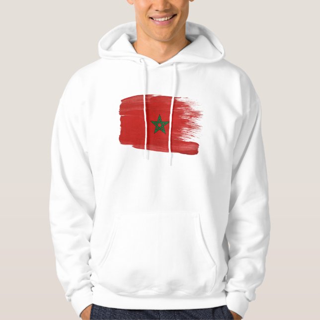 Marokko-FlaggeHoodie Hoodie (Vorderseite)