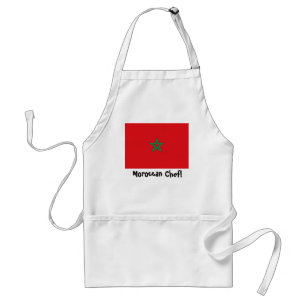 Marokko-Flaggen-Kochs-Schürze Schürze